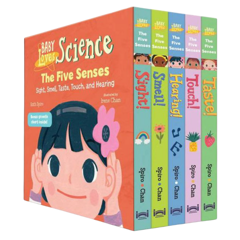 Baby Loves Science - Children's book about the 5 Senses: Sight Smell Taste Touch Hearing