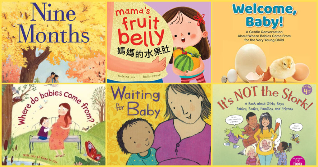 Best Children's Books About Pregnancy for toddlers and kids