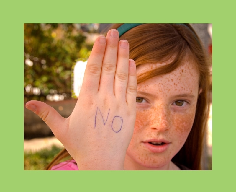 child saying no to bathroom