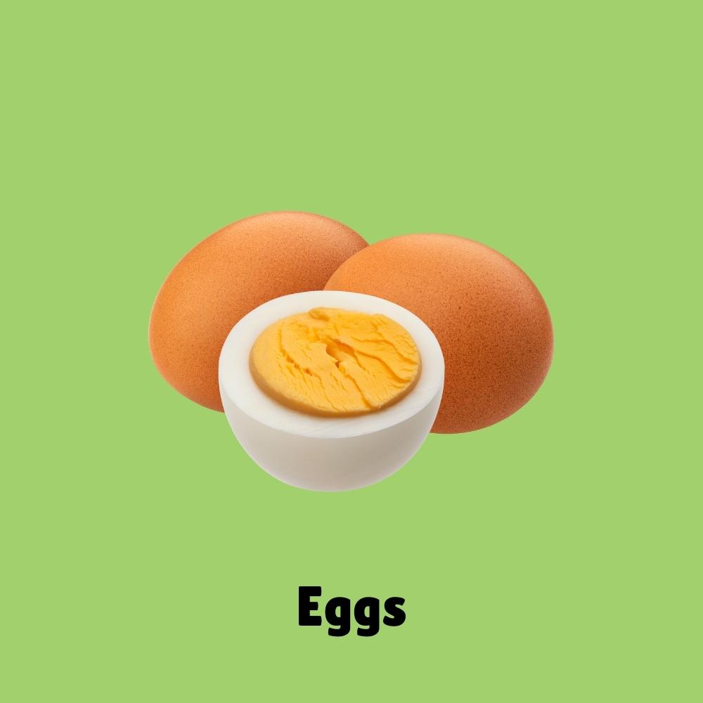 Eggs (hard-boiled, scrambled, sunny-side up) are a common food allergy in children.