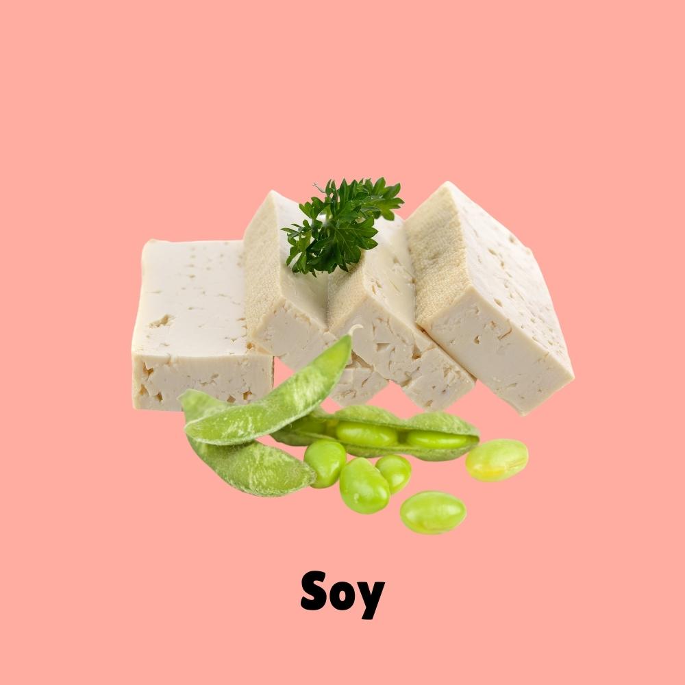 Soy (milk, tofu, edamame)