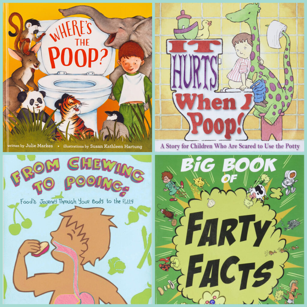Children's Books About Pooping in the Potty and Constipation