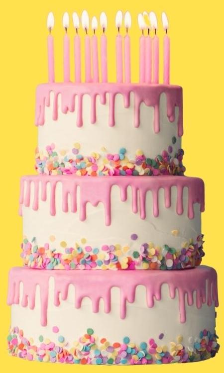 3 tier birthday cake like 3 layers of skin
