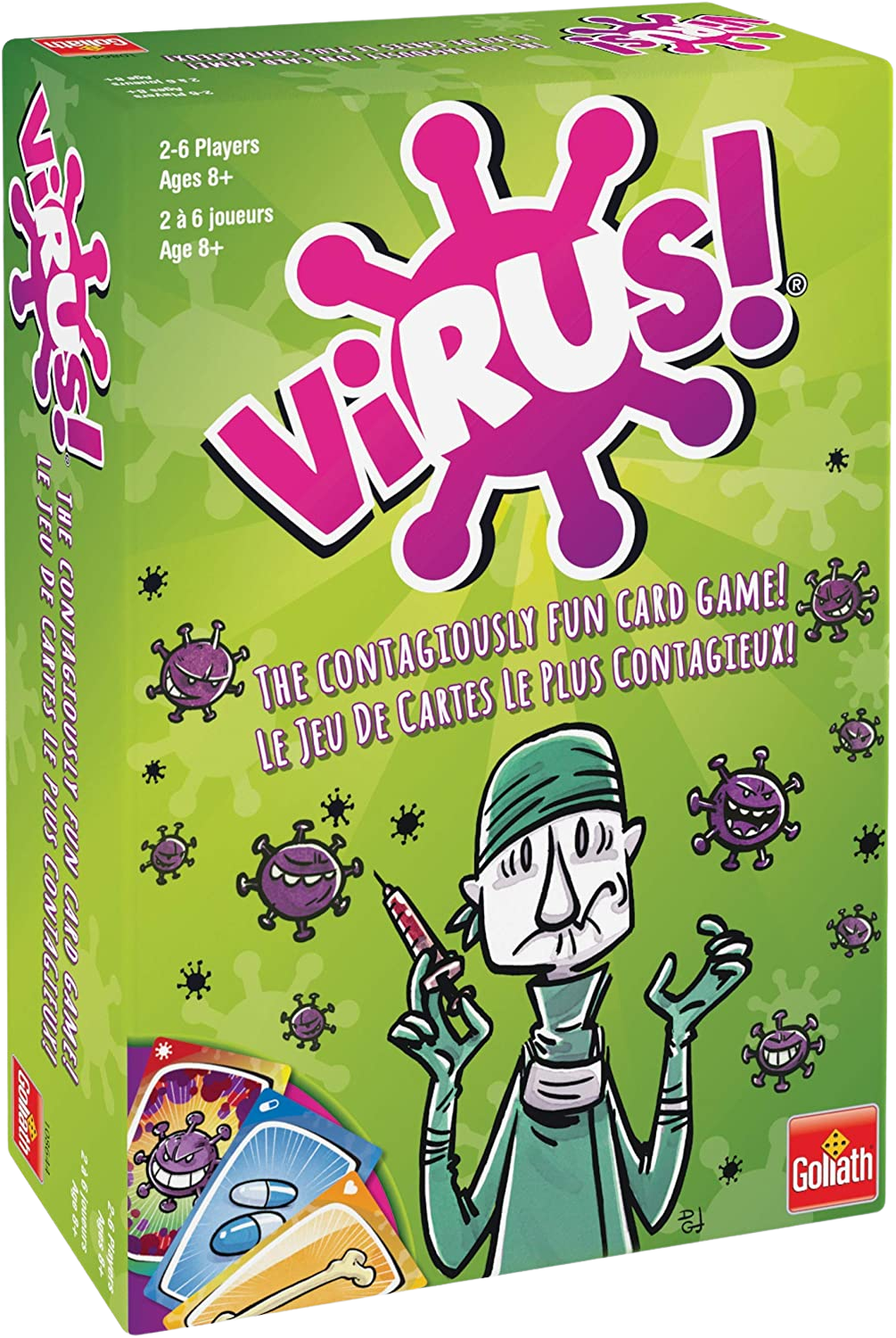 Virus contagious science card game for kids and the family