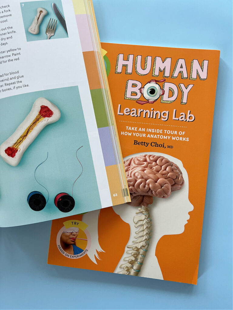 Experiment from Human Body Learning Lab to learn fun facts about bones