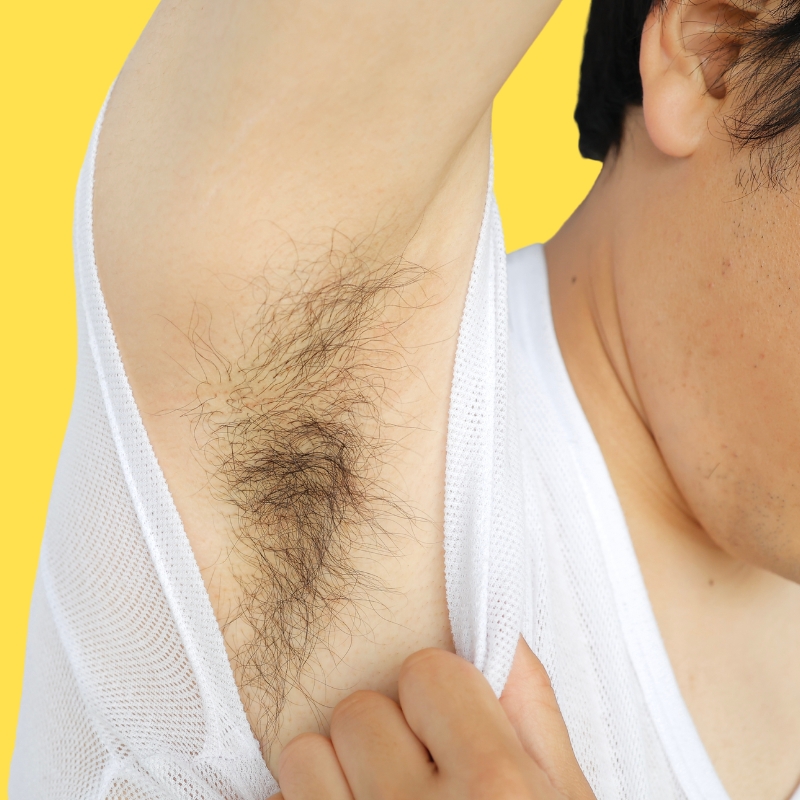 new armpit hair during puberty